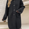 Devine Button Up Long Sleeve Coat