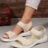 Peep Toe Cloth Sandals