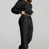 Quarter Zip Top and Drawstring Pants Active Set