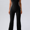 Sleeveless Straight Active Jumpsuit