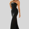 One-Shoulder Backless Maxi Dress